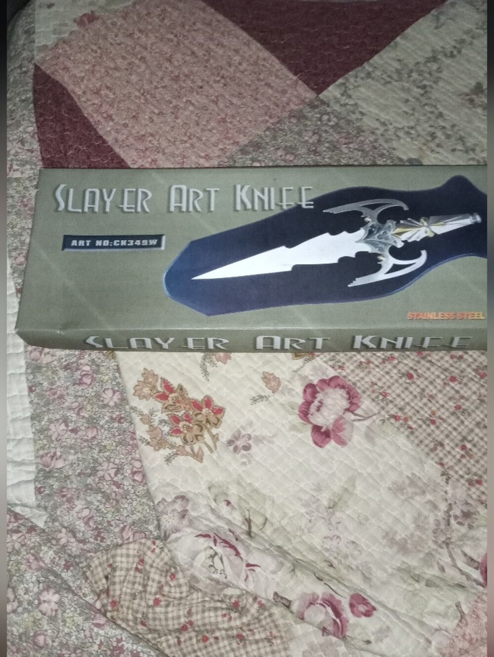 RARE NIB 17.5 Inch Stainless Steel Slayer Art Knife ART NO:CK349W - Picture 3 of 15